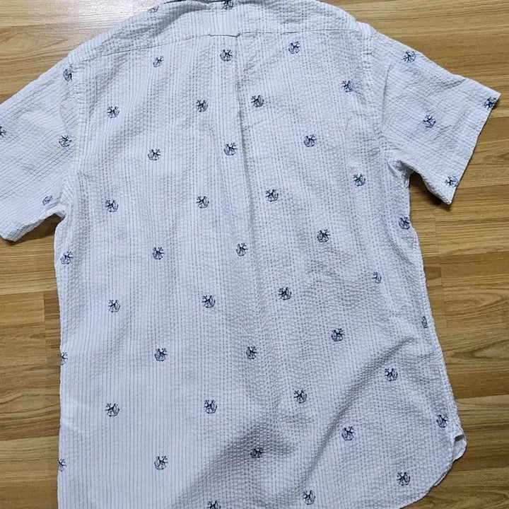 [BUNJANG] Polo Ralph Lauren Seersucker Short-Sleeve Shirt / 폴로 랄프로렌 시어서커 반팔 셔츠