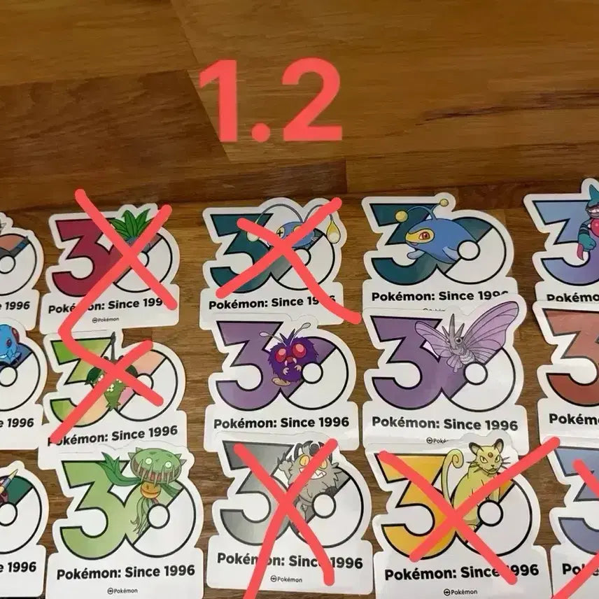 [BUNJANG] Pokemon 30th Anniversary Logo Sticker / 포켓몬 30주년 로고스티커