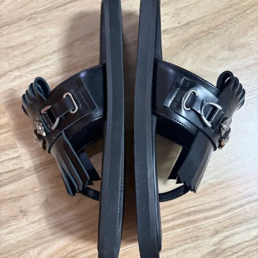 [BUNJANG] TOGA VIRILIS Leather Sandals Black Size 41 / 토가 비릴리스 AJ1417 레더 블랙 - 41 사이즈