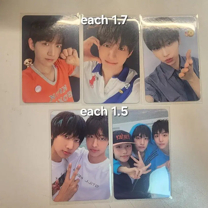 [BUNJANG] iD IT FLY Unit Minjae Yonghoon Yuchan Photocard / 아이딧 플라이 민재 용훈 유찬 유닛 포카