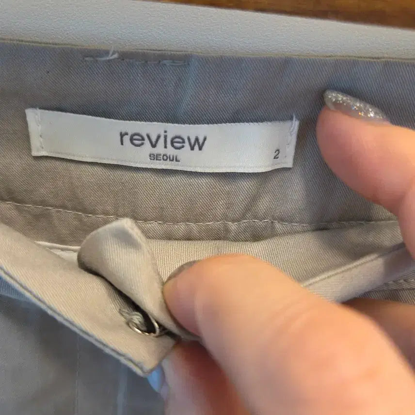 [BUNJANG] Basic Gray Wide Slacks / 기본 그레이색와이드 슬랙스