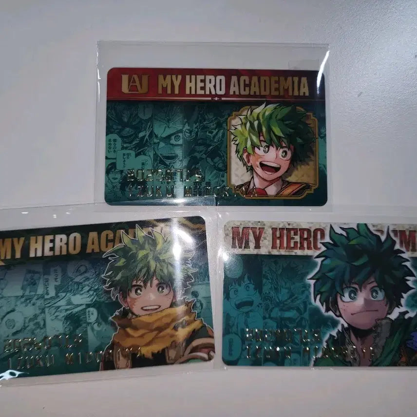 [BUNJANG] Izuku Midoriya Birthday Card Bundle Set / (일괄)나히아 이즈쿠 버스데이카드