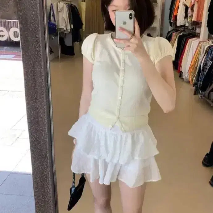 [BUNJANG] SOVER Shop Short Sleeve Knit / 소버샵 반팔 니트