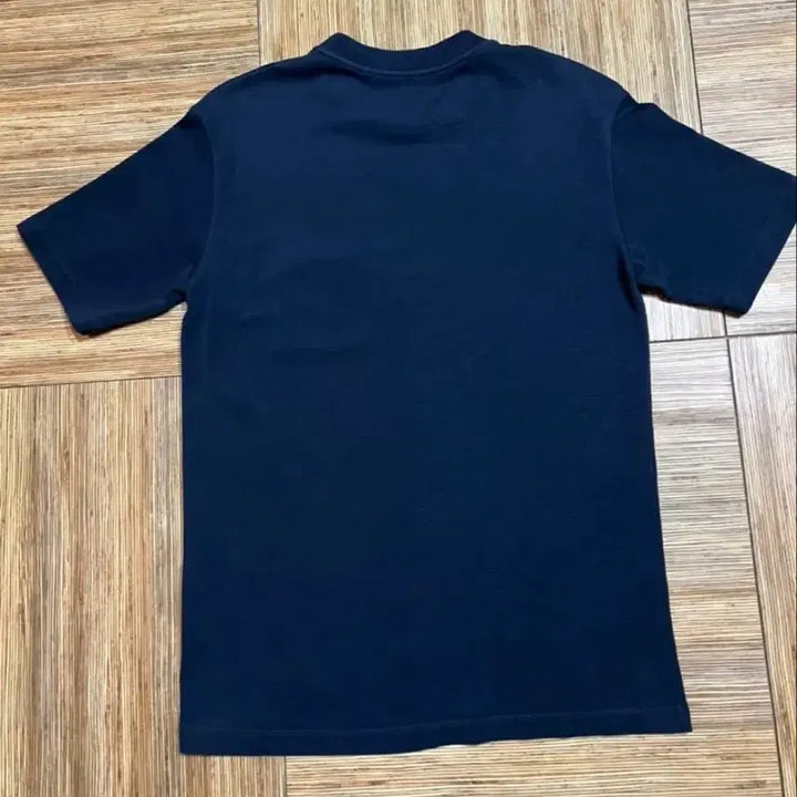 [BUNJANG] Louis Vuitton Damier Half Short Sleeve T-Shirt Navy L / 루이비통 다미에 하프 반팔 티셔츠 네이비 L