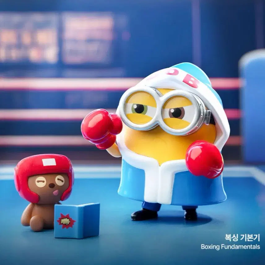 [BUNJANG] Pop Mart Minions Fairy Tale Series Boxing Figure / [교환/판매] 팝마트 미니언즈 동화 시리즈 피규어 - 복싱