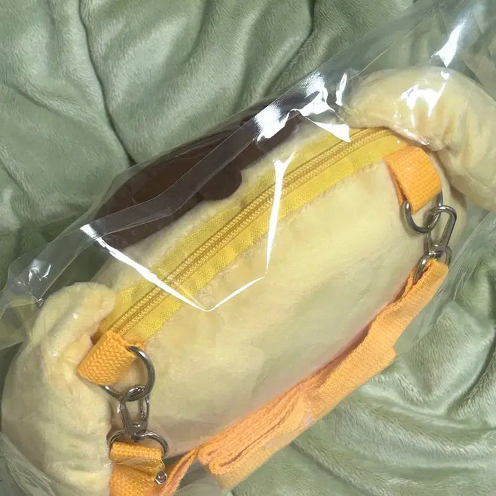 [BUNJANG] Sanrio Pompompurin Face Crossbody Bag / 택0,새상품) 산리오 폼폼푸린 얼굴 크로스백