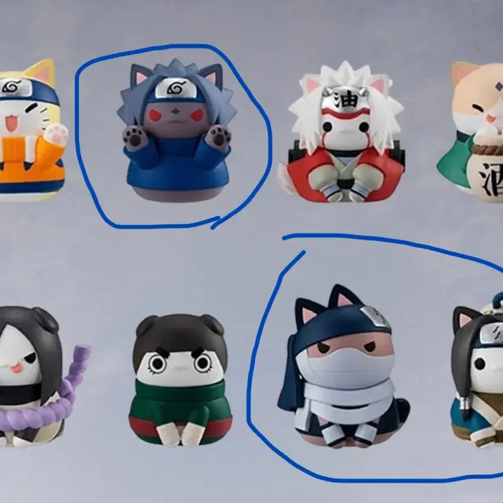 [BUNJANG] Megacats Naruto Zabuza, Haku, Sasuke Bundle Figure Set / 메가캣 나루토 사스케군 이쪽으로 오라구 이편ㅣ자부자,하쿠,사스케 일괄