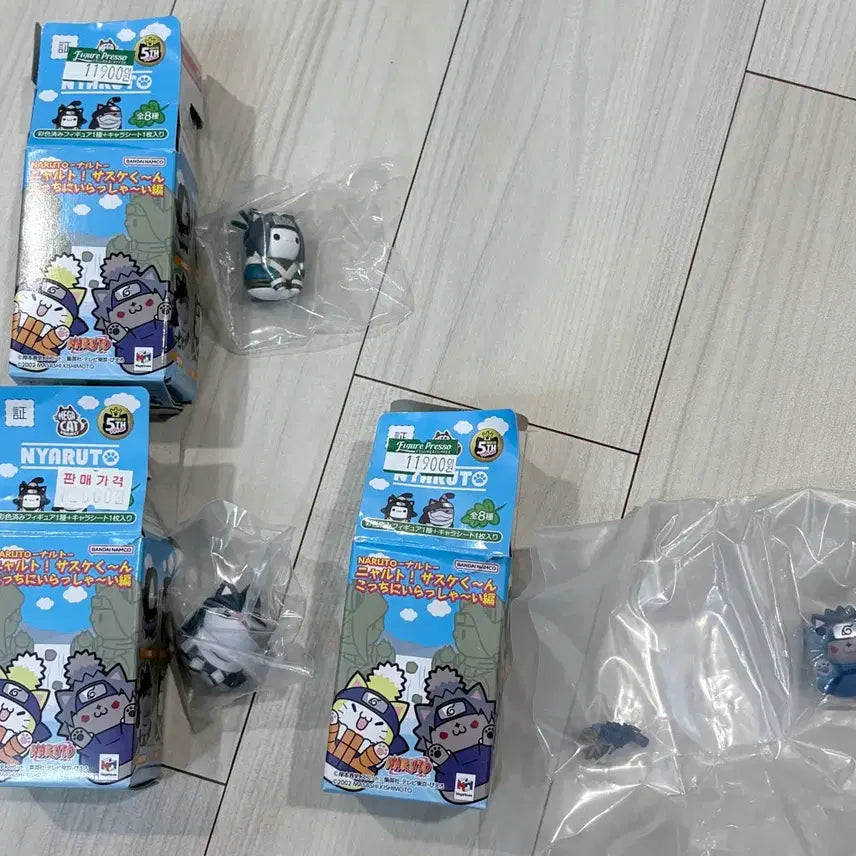 [BUNJANG] Megacats Naruto Zabuza, Haku, Sasuke Bundle Figure Set / 메가캣 나루토 사스케군 이쪽으로 오라구 이편ㅣ자부자,하쿠,사스케 일괄