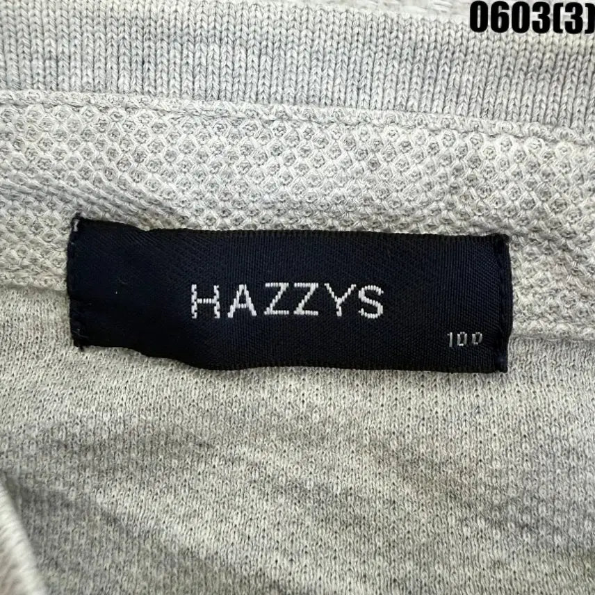 [BUNJANG] HAZZYS Striped Long Sleeve Golf Top (Size 100) / HAZZYS 스트라이프 롱슬리브 골프 상의 100 0603
