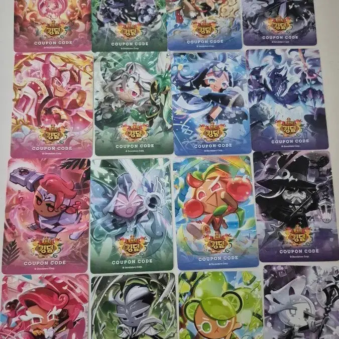 [SOLD OUT] 쿠키런 브레이버스 쿠폰 아트카드 46장 일괄