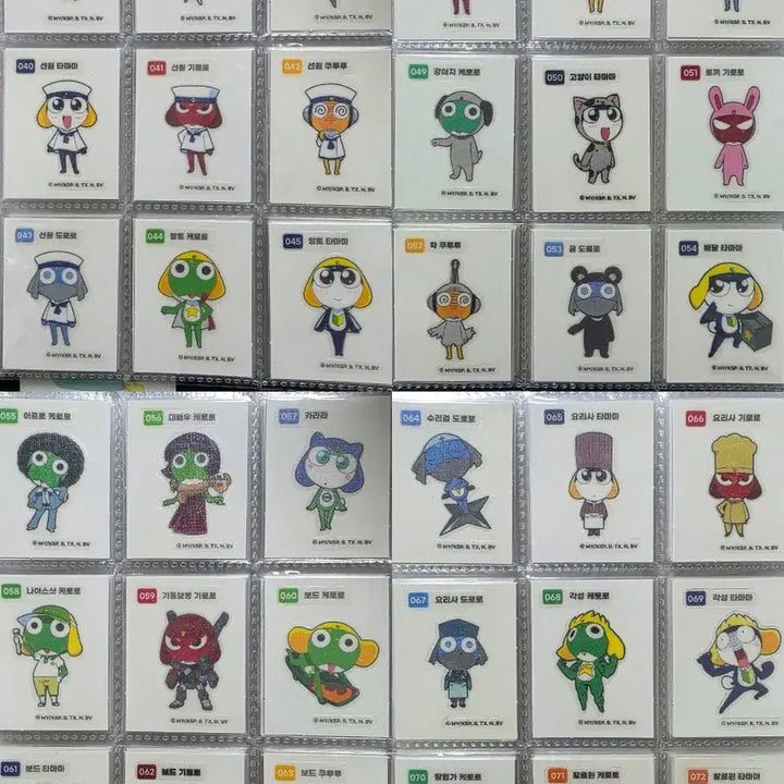 [BUNJANG] Keroro Ttebo Seal Set (Sealed) / 케로로띠부씰 157종