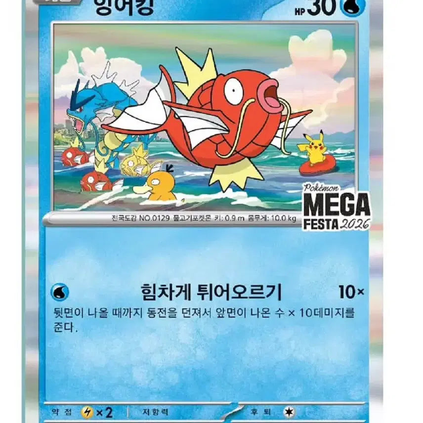 [BUNJANG] Magikarp Promo Card (2026) / 2026 잉어킹 프로모 카드