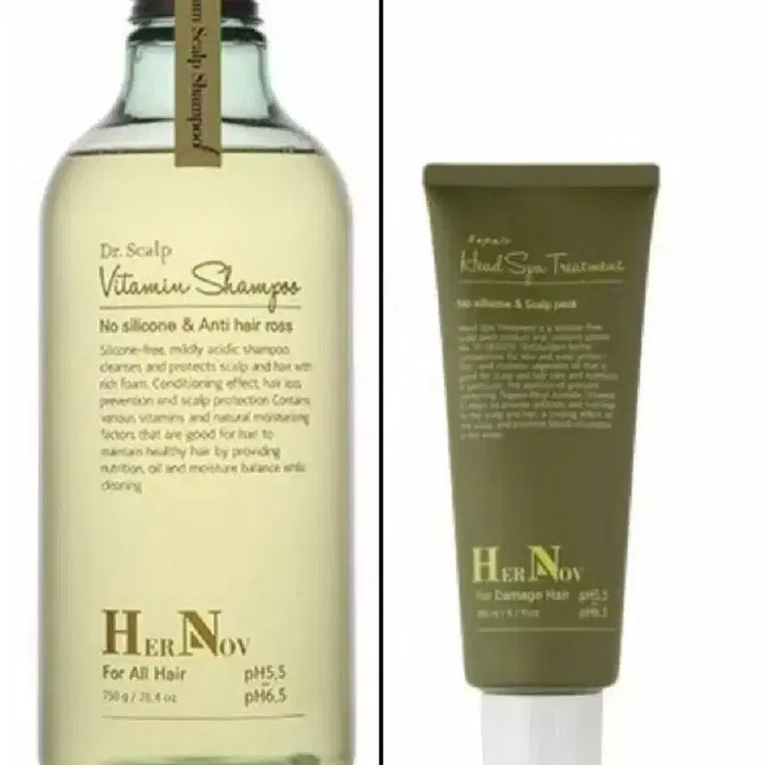[BUNJANG] Ernov Doctor Scalp Vitamin Shampoo with Head Spa Treatment / 에르노브 닥터스켈프 비타민샴푸