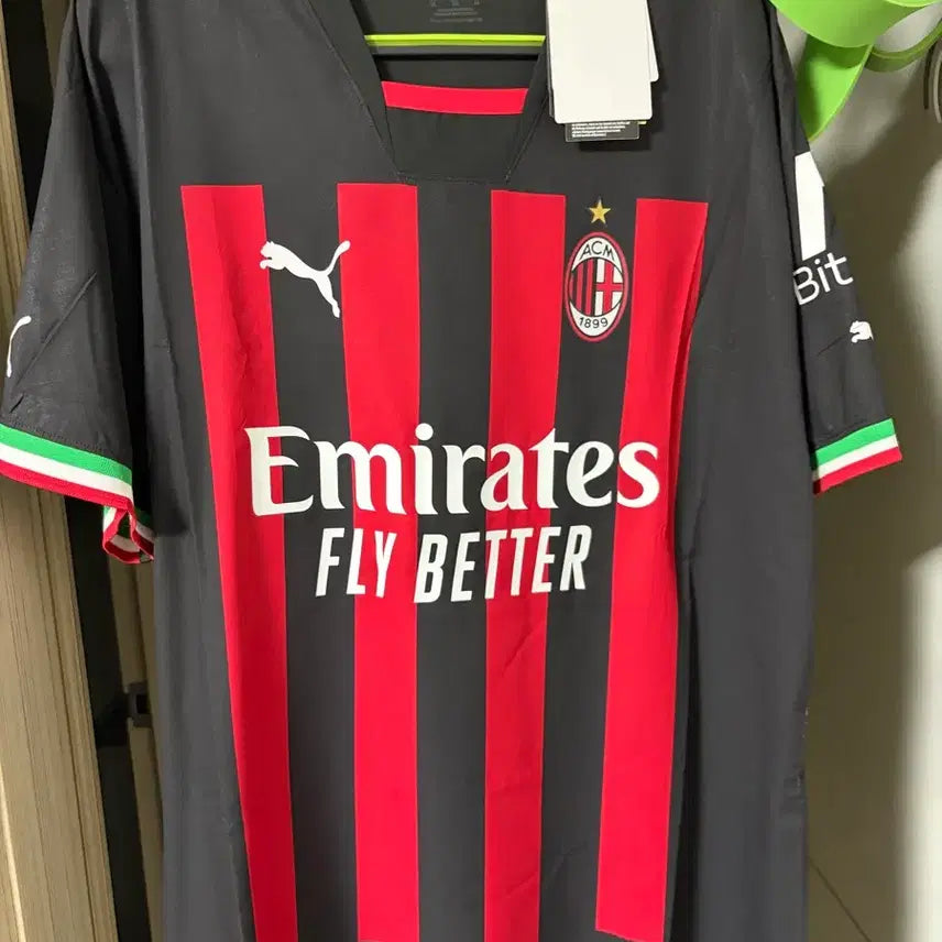 [BUNJANG] AC Milan 2022-23 Authentic Home Jersey Rafael Leão XL / 22-23 ac 밀란 어센틱 홈 레앙