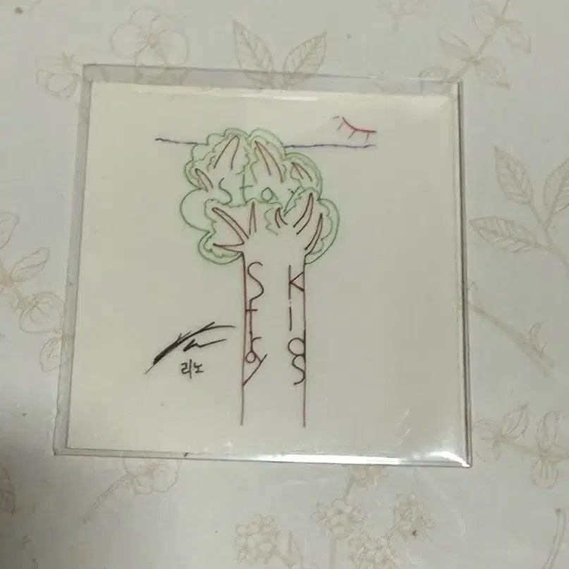 [BUNJANG] Stray Kids Lee Know Hand-Drawn Photocard / 스트레이키즈 리노 손그림