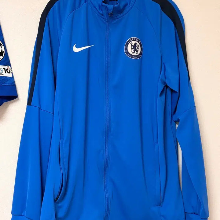 [BUNJANG] Nike Chelsea FC Training Zip-Up Jersey Jacket Blue / 나이키 첼시 FC 트레이닝 집업 져지 자켓 블루