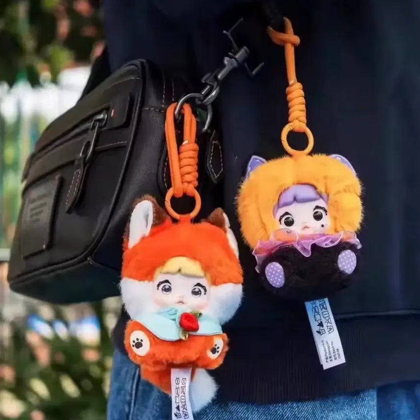 [BUNJANG] Nomi Fairytale Village Character Keychain 8-Piece Full Set (Sealed) / 노미 동화마을 인형 키링 8종 풀박 (미개봉)
