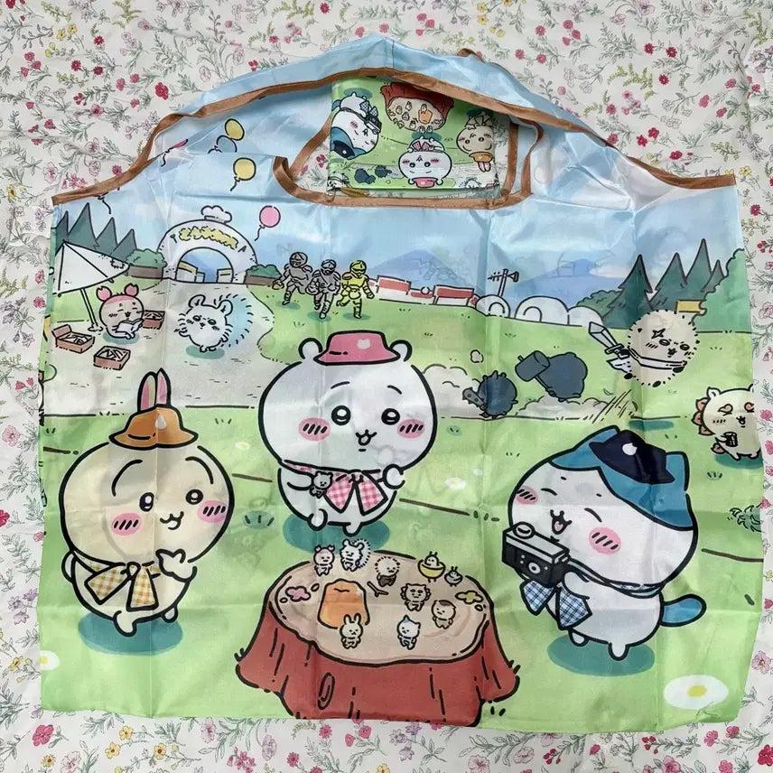 [BUNJANG] Chiikawa Picnic Doll Basket Set / 치이카와 피크닉 인형,장바구니