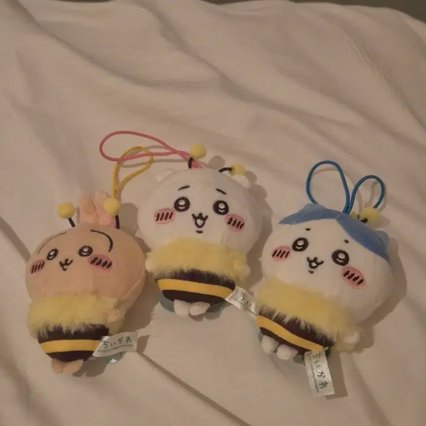 [BUNJANG] Chiikawa Honeybee Series Plush - Chikawa, Usagi, Hachiwale / 신상 치이카와 꿀벌 마코 우사기 하치와레