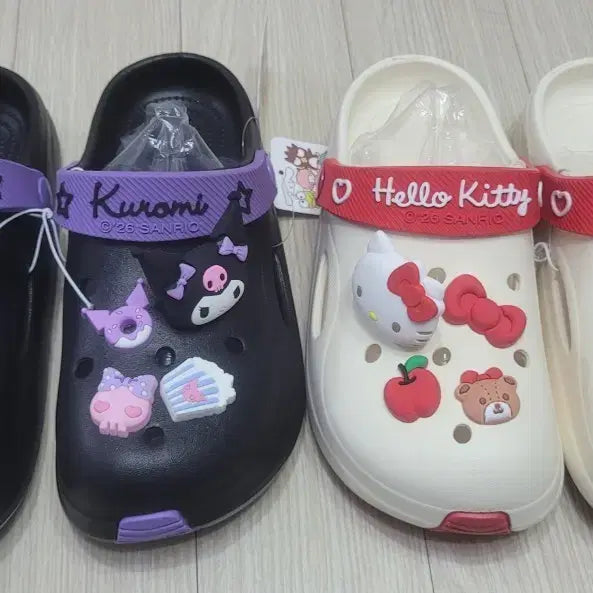 [BUNJANG] Sanrio Hello Kitty/Kuromi Crocs Sandals / 정풍 산리오 헬로키티/쿠로미 크록스 샌들
