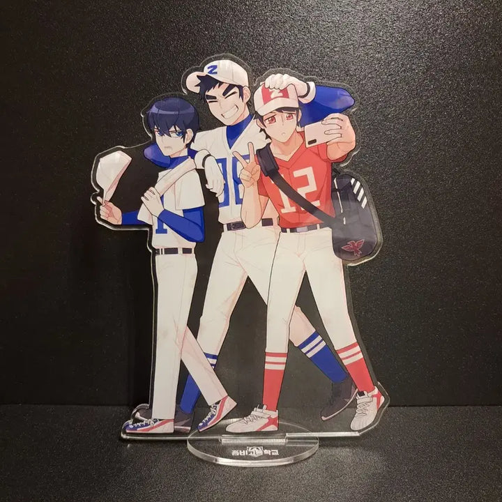 [BUNJANG] Zombie High Baseball Club Acrylic Stand &amp; Unofficial Postcard Set / 좀비고 야구부 아크릴 스탠드&amp;비공식 엽서