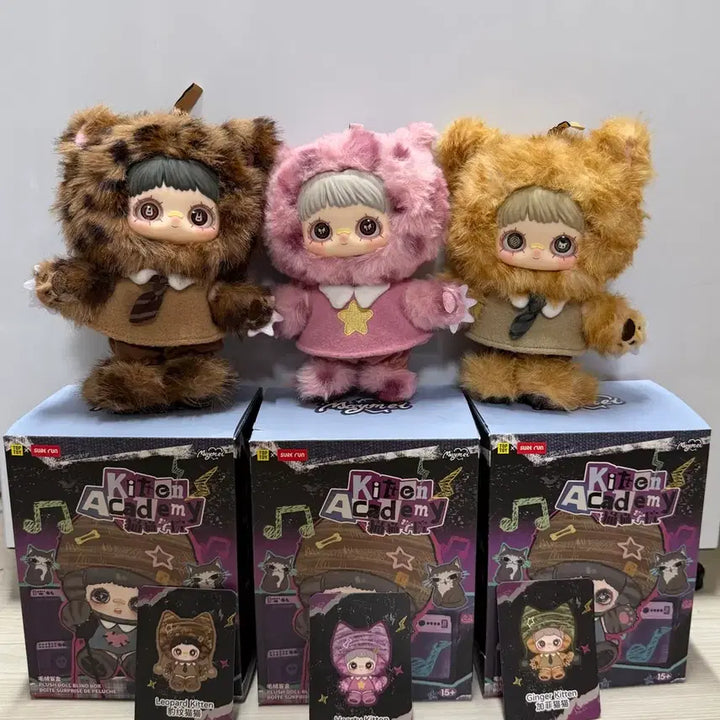 [BUNJANG] Mei Mei Kitten Academy Doll Keychain 3 Piece Set (Unsealed) / 메이메이 키튼아카데미 인형키링 3개 세트 (단순개봉)