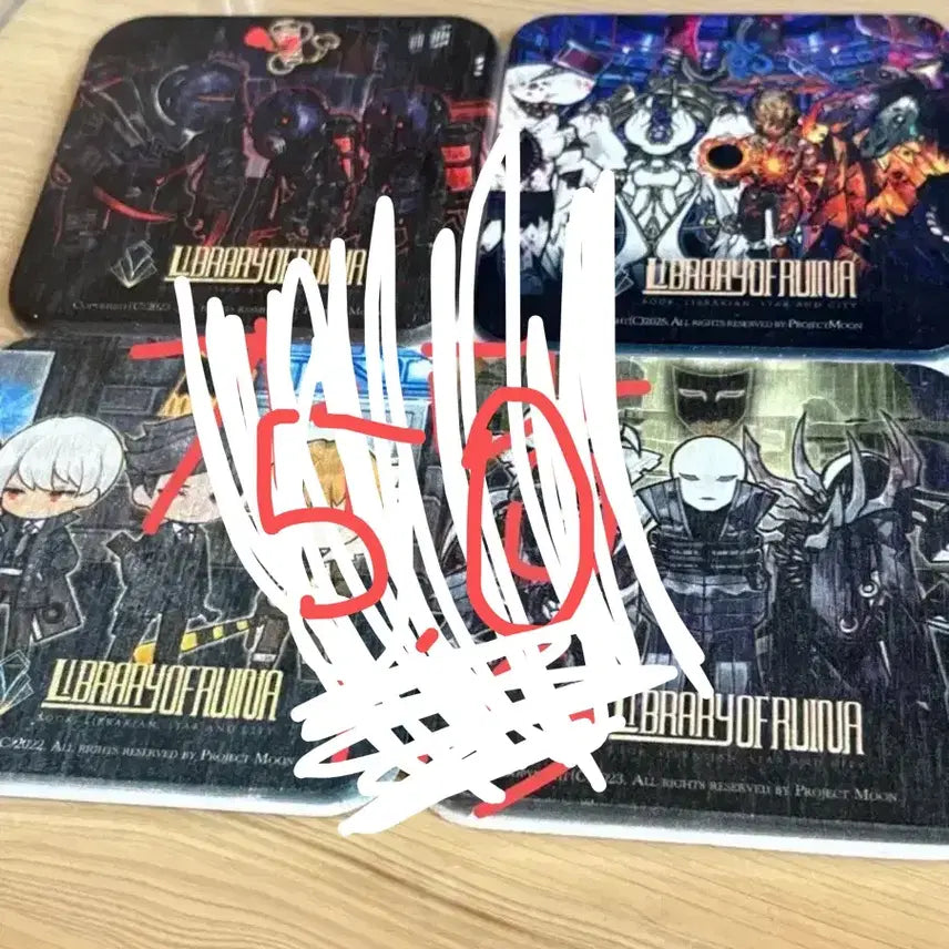 [BUNJANG] Project Moon Limbus Company Animate Coaster Bundle Set / 급처)프로젝트문 프문 림버스 애니메이트 코스터 공굿 비공굿 일괄