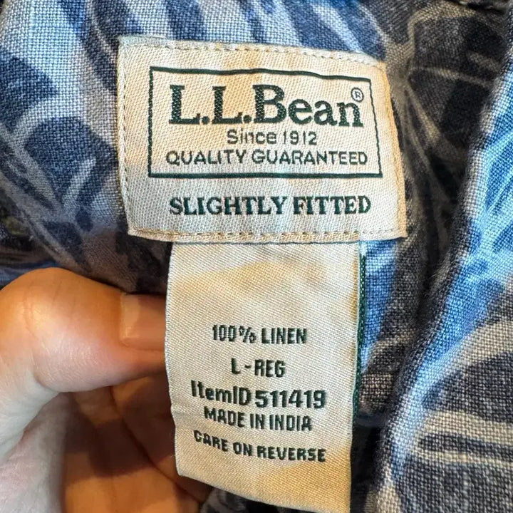 [BUNJANG] LLBean Linen Shirt / 엘엘빈 린넨 셔츠