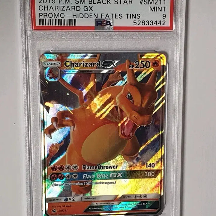 [BUNJANG] 2019 Pokemon Card Charizard GX Promo North American Edition PSA 9 Mint / 북미판 2019 포켓몬카드 리자몽 GX 프로모 PSA 9등급 포켓몬