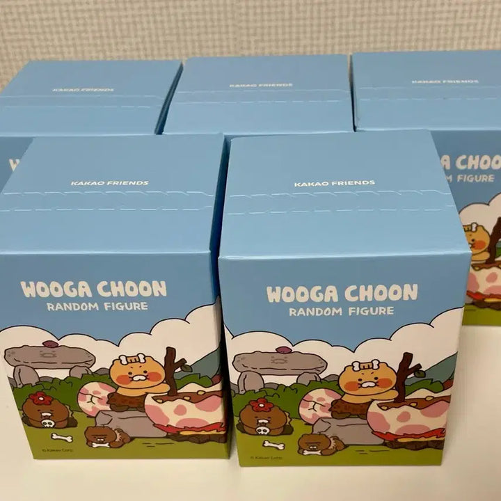 [BUNJANG] Kakao Friends Woogachunga Full Set of 5 Figures / 카카오 프렌즈 우가춘가 피규어 5종 풀세트