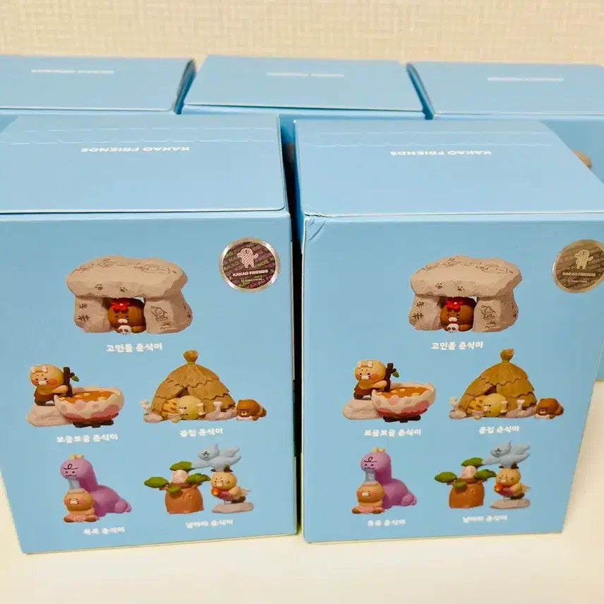 [BUNJANG] Kakao Friends Woogachunga Full Set of 5 Figures / 카카오 프렌즈 우가춘가 피규어 5종 풀세트