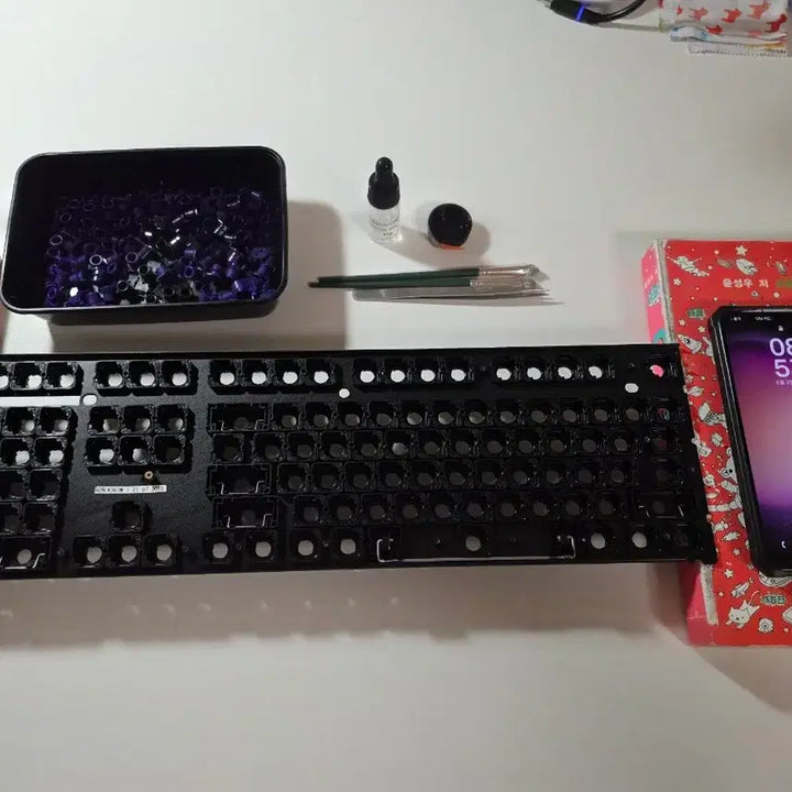 [BUNJANG] Realforce R2 Silent Topre 30g Blue-Gray Keyboard (Lubed) / 풀윤활 리얼포스R2 저소음 토프레 무접점 30g 블루그레이 키보드
