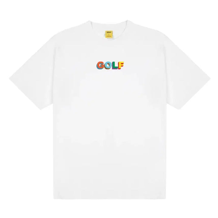 [BUNJANG] Golf Wang Tyler The Creator 3D Logo T-Shirt Multi-Color / [M] 골프왕 타일러 멀티 컬러 3D 로고 티셔츠 GOLF WANG