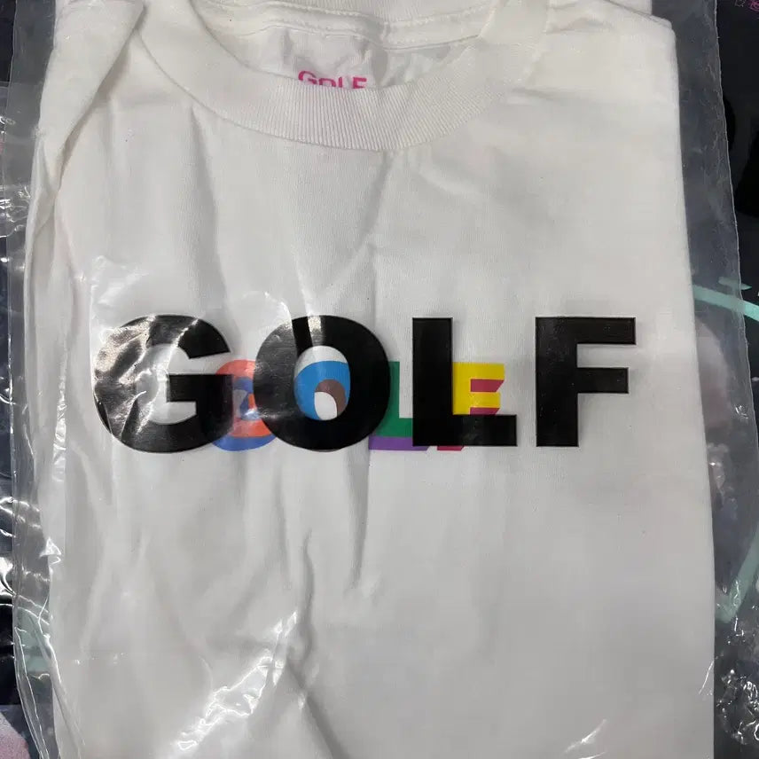 [BUNJANG] Golf Wang Tyler The Creator 3D Logo T-Shirt Multi-Color / [M] 골프왕 타일러 멀티 컬러 3D 로고 티셔츠 GOLF WANG