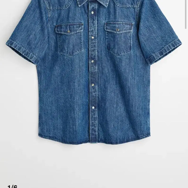 [BUNJANG] Our Legacy Western Snap Button Denim Shirt / 아워레가시 데님 셔츠