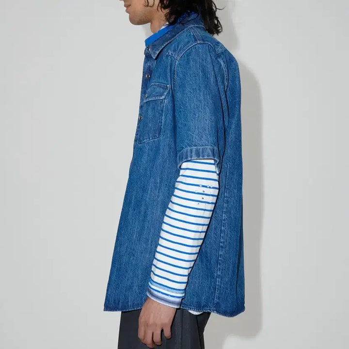 [BUNJANG] Our Legacy Western Snap Button Denim Shirt / 아워레가시 데님 셔츠