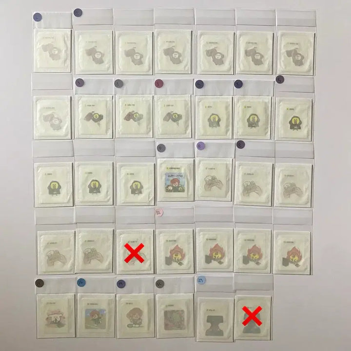[BUNJANG] Squid Game Round 1 Sticker Set / 판매) 오징어게임 1탄 띠부씰 판매.