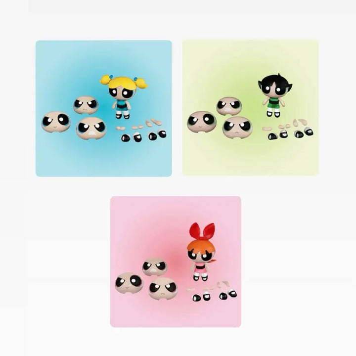 [BUNJANG] Powerpuff Girls Figure 3-Set / 비스트 킹덤 파워퍼프걸 피규어 3종 세트