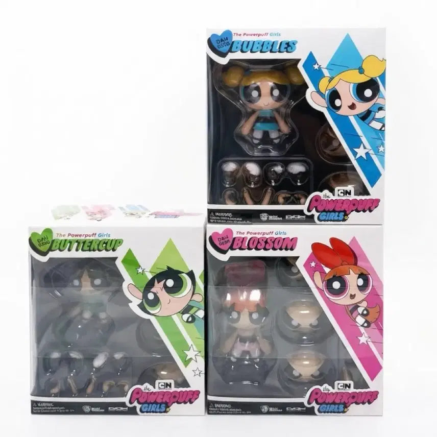 [BUNJANG] Powerpuff Girls Figure 3-Set / 비스트 킹덤 파워퍼프걸 피규어 3종 세트