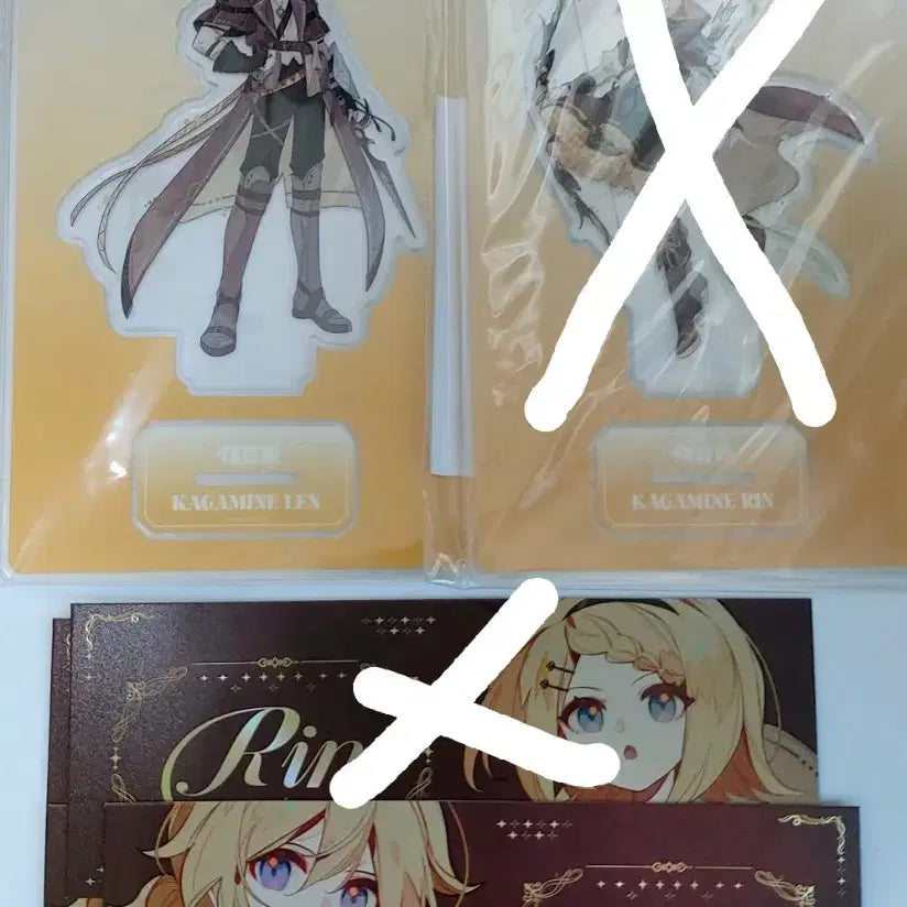 [BUNJANG] Kagamine Len Night Fantasy Acrylic Stand &amp; Ticket Bundle Set / 일괄) 보컬로이드 카가미네 렌 나이트판타지 아크릴스탠드 티켓