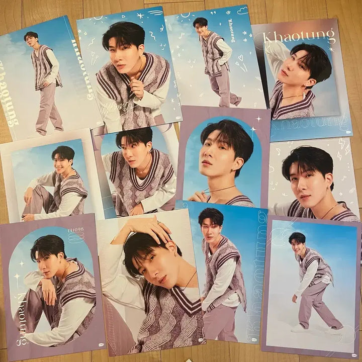 [BUNJANG] GMMTV Khaotung 2024 Calendar Postcard Set / 찌엠 GMMTV 카오땅 khaotung 2024 캘린더 엽서 세트