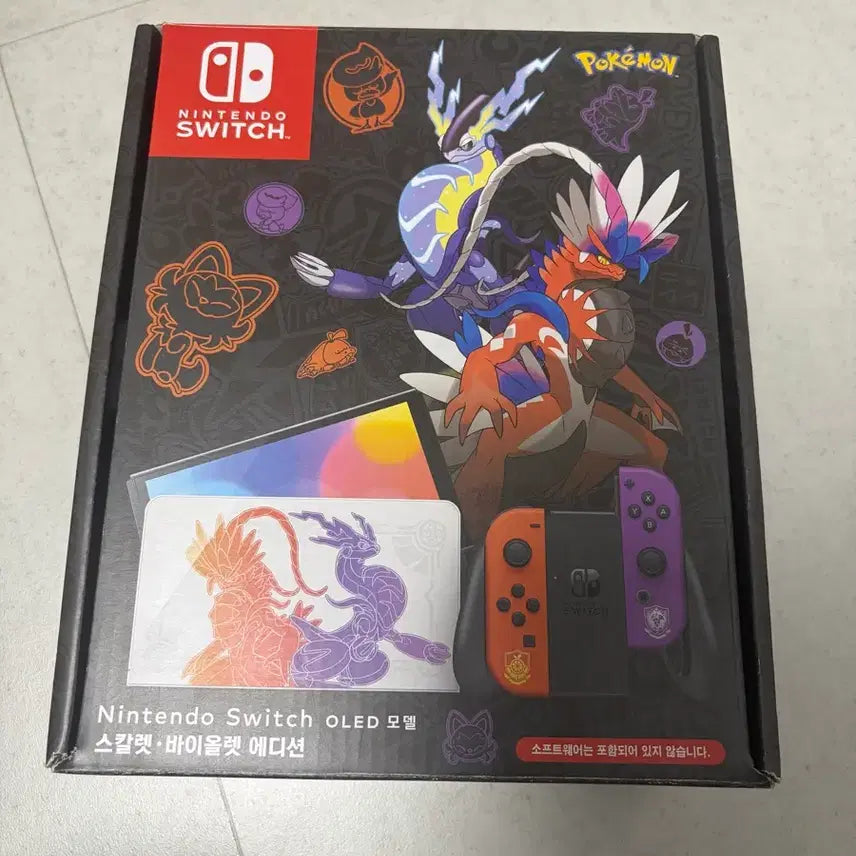 [BUNJANG] Nintendo Switch OLED Scarlet &amp; Violet Edition / (잴다 왕눈 내장)닌텐도 스위치 oled 스칼렛 바이올렛 에디션
