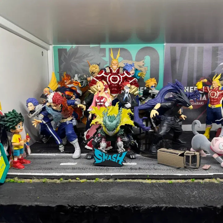 [BUNJANG] My Hero Academia Figure &amp; Diorama Bundle / 나의 히어로 아카데미아 피규어 및 디오라마, 굿즈 일괄 판매