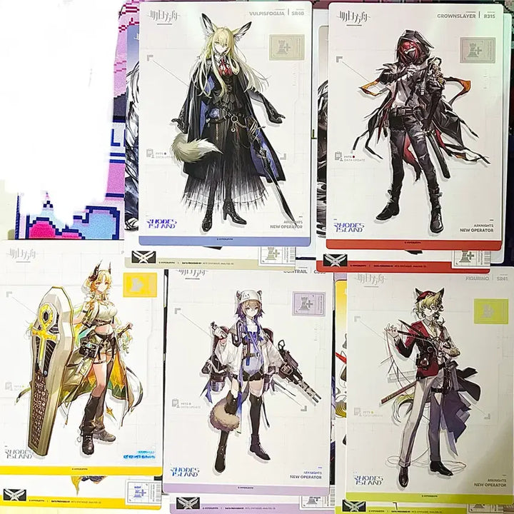 [BUNJANG] Arknights Operator Elite Illustration Set / 명일방주 정예화 일러스트 10장 일괄
