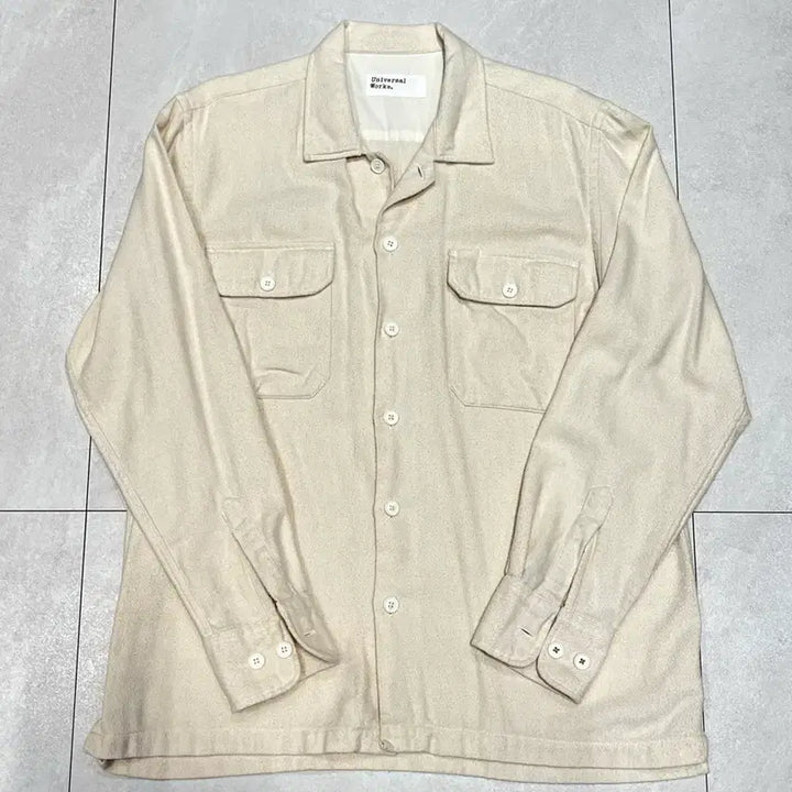 [BUNJANG] Universal Works Ivory Work Shirt M / [Universal Works] 유니버셜웍스 아이보리 워크셔츠 M