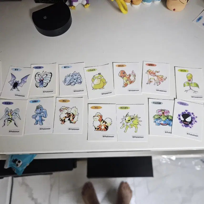 [BUNJANG] Pokemon Stickers 17 Types Bundle Set / 포켓몬 띠부씰 판매합니다 17종일괄