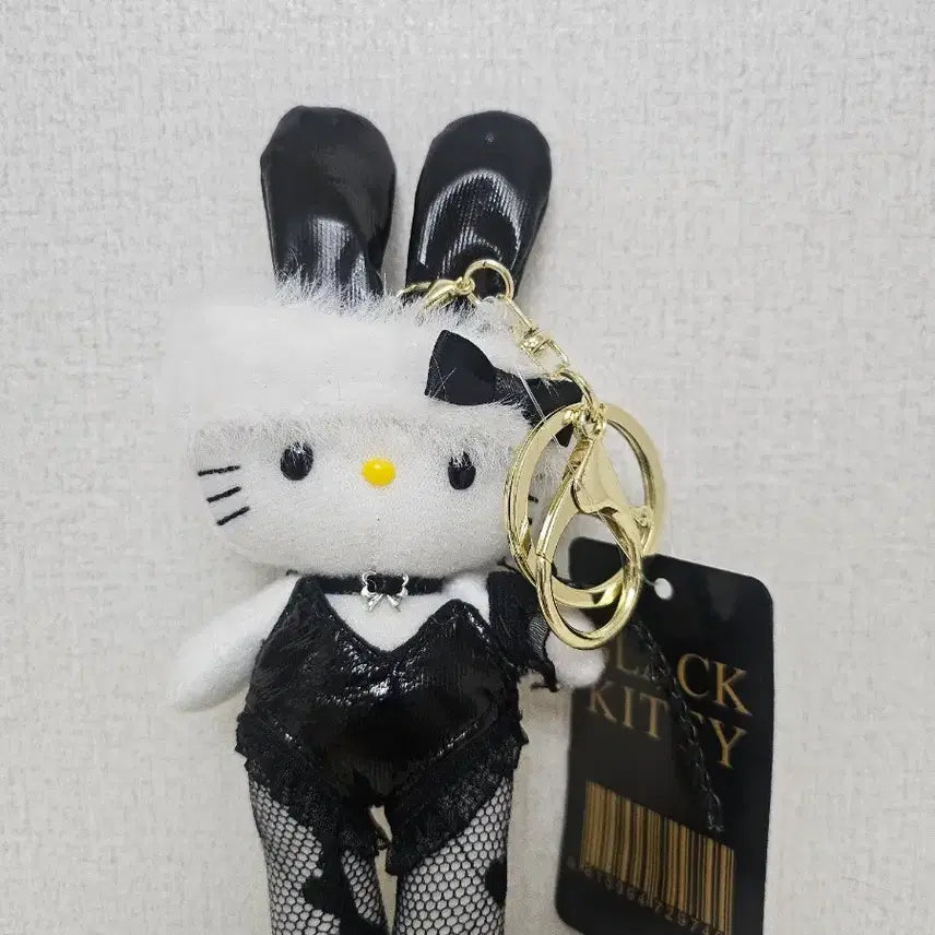 [BUNJANG] Hello Kitty Bunny Girl Black Kitty Keyring / 헬로키티 바니걸 블랙키티 키링
