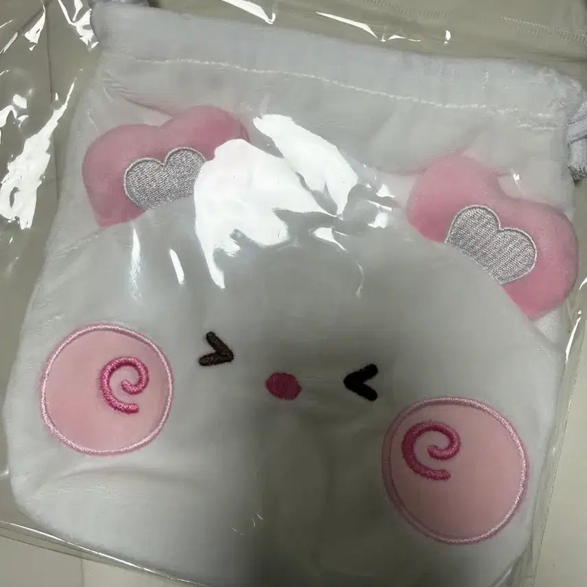 [BUNJANG] NCT WISH Line Friends Store Sakuya Pangpangnini Pouch / 현물)엔시티위시 라인프렌즈스토어 사쿠야 팡팡니니 파우치 복주머니 조리개
