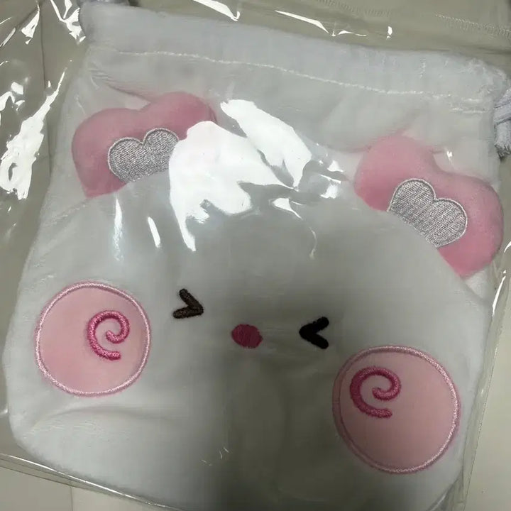 [BUNJANG] NCT WISH Line Friends Store Sakuya Pangpangnini Pouch / 현물)엔시티위시 라인프렌즈스토어 사쿠야 팡팡니니 파우치 복주머니 조리개