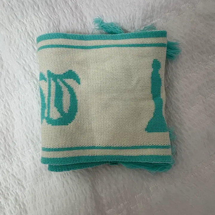 [BUNJANG] G-Dragon Concert Merchandise Scarf / 지드래곤 지디 머플러 목도리 콘서트 굿즈 권지용 민트 엠디